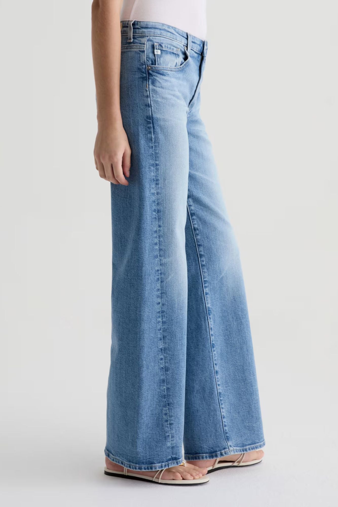 Adria Twisted Low-Rise Wide Leg