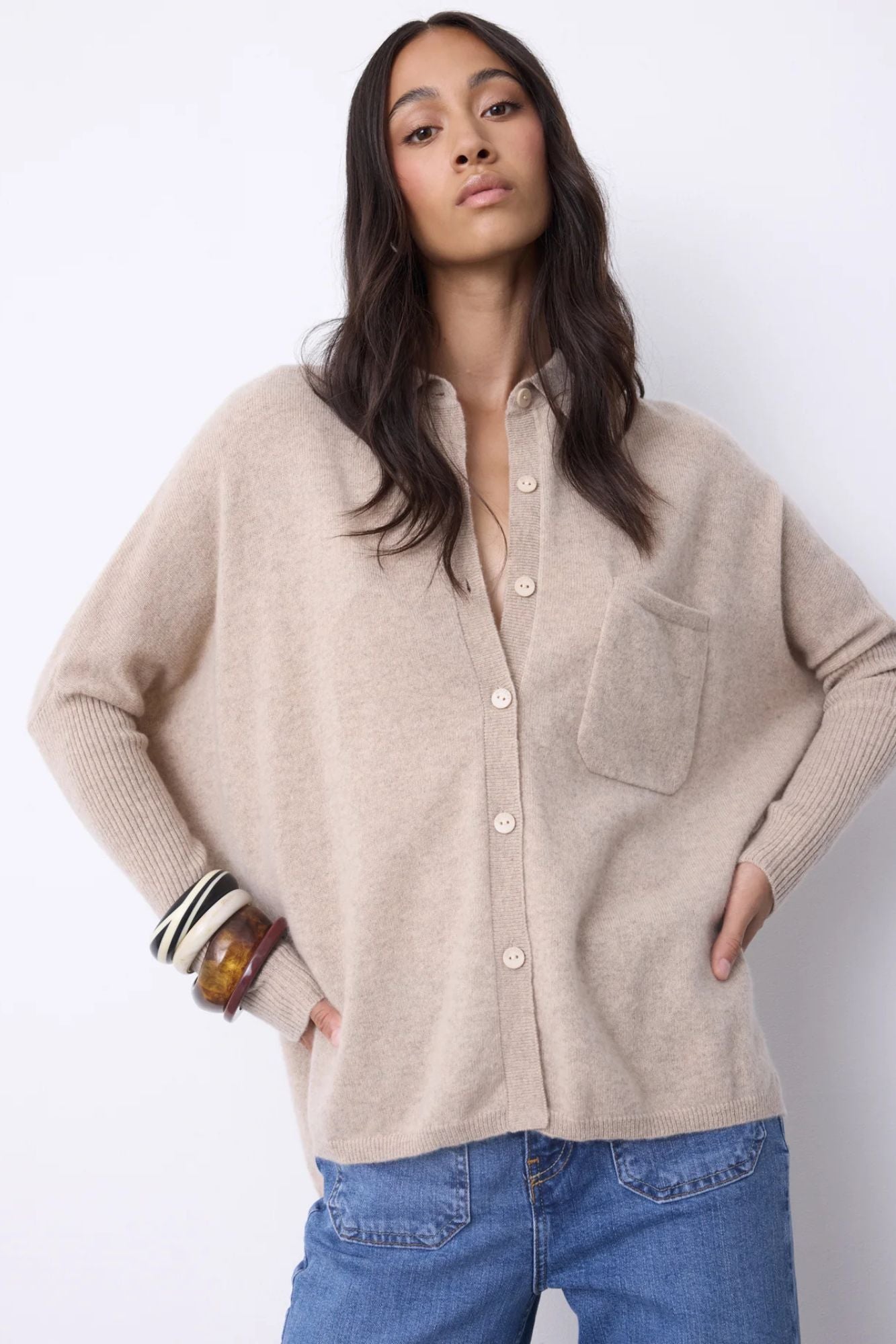 Andrea Cashmere Poncho