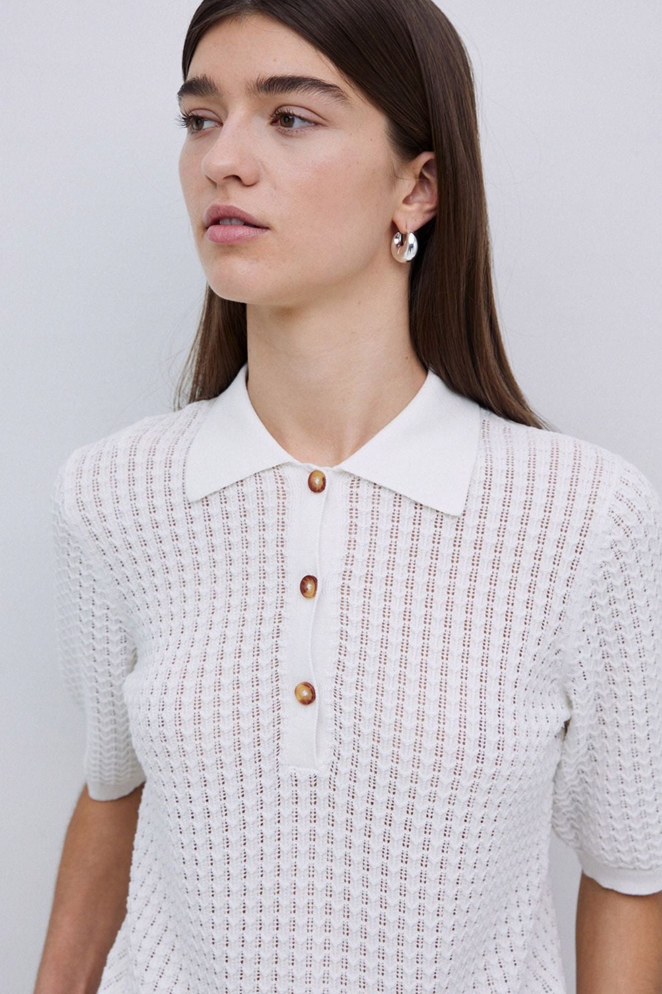 Openwork Knit Jumper