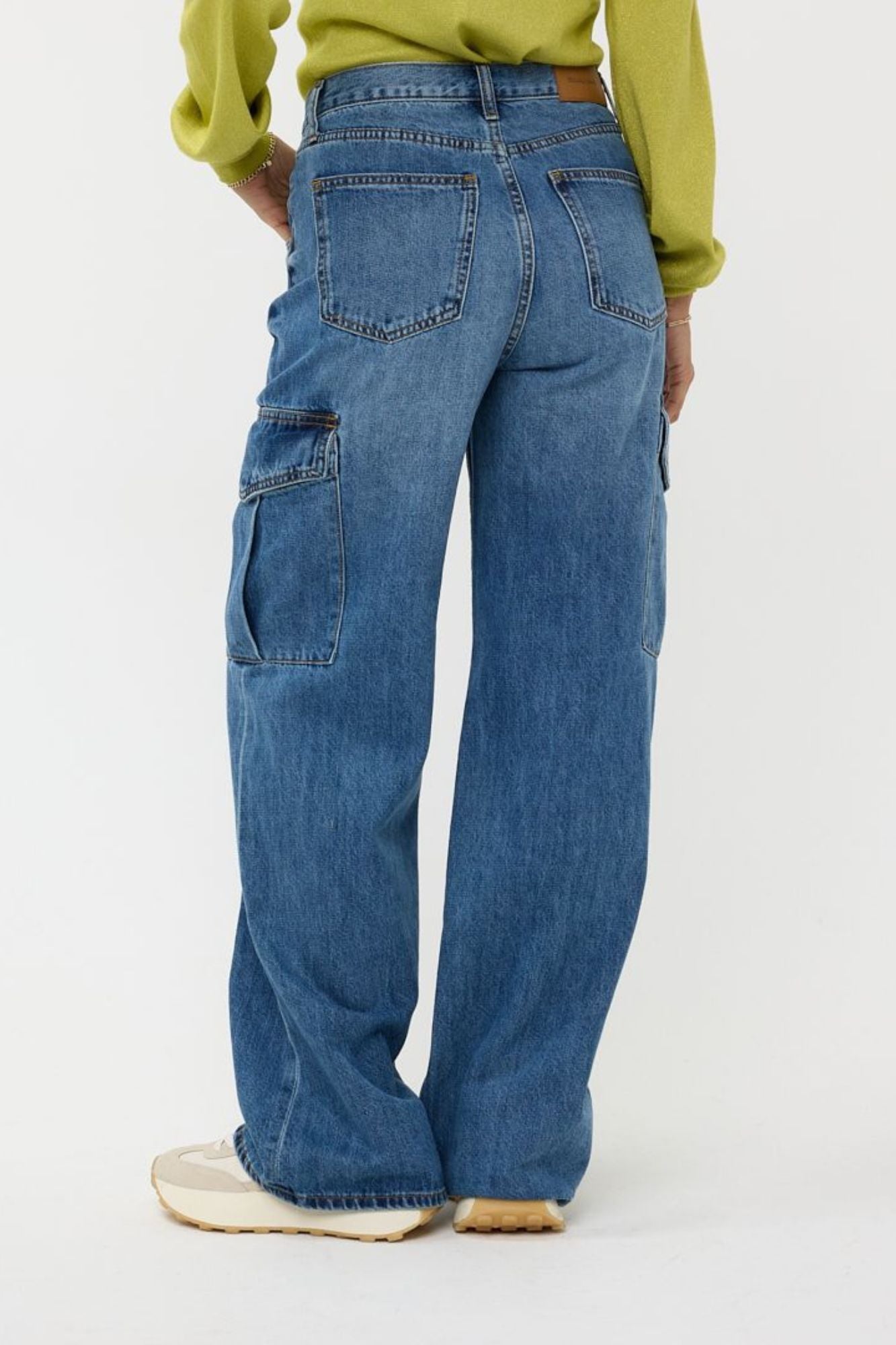 Trousers Jeans Cargo Wide Leg