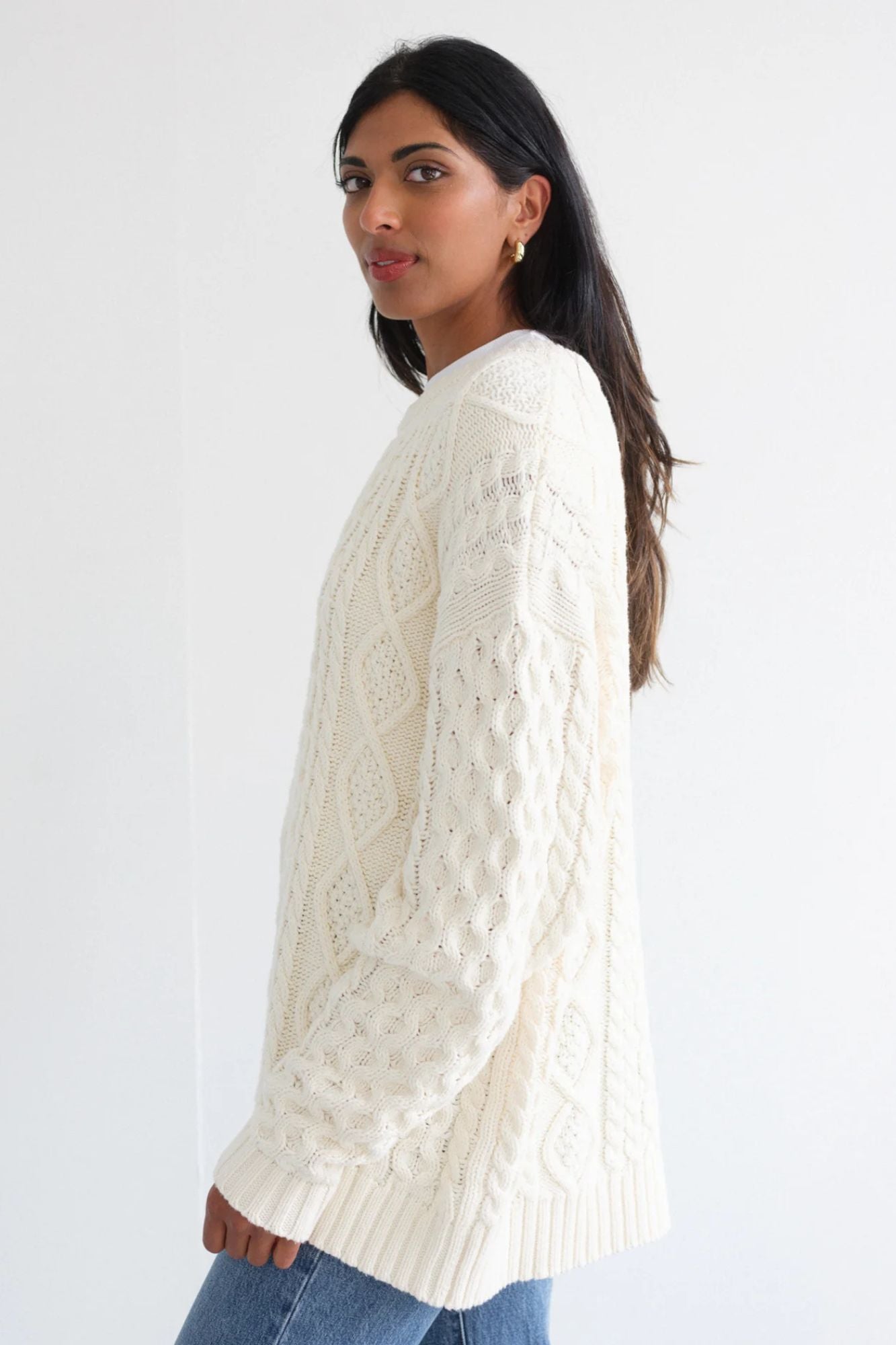 Irish Cable Oversized Sweater