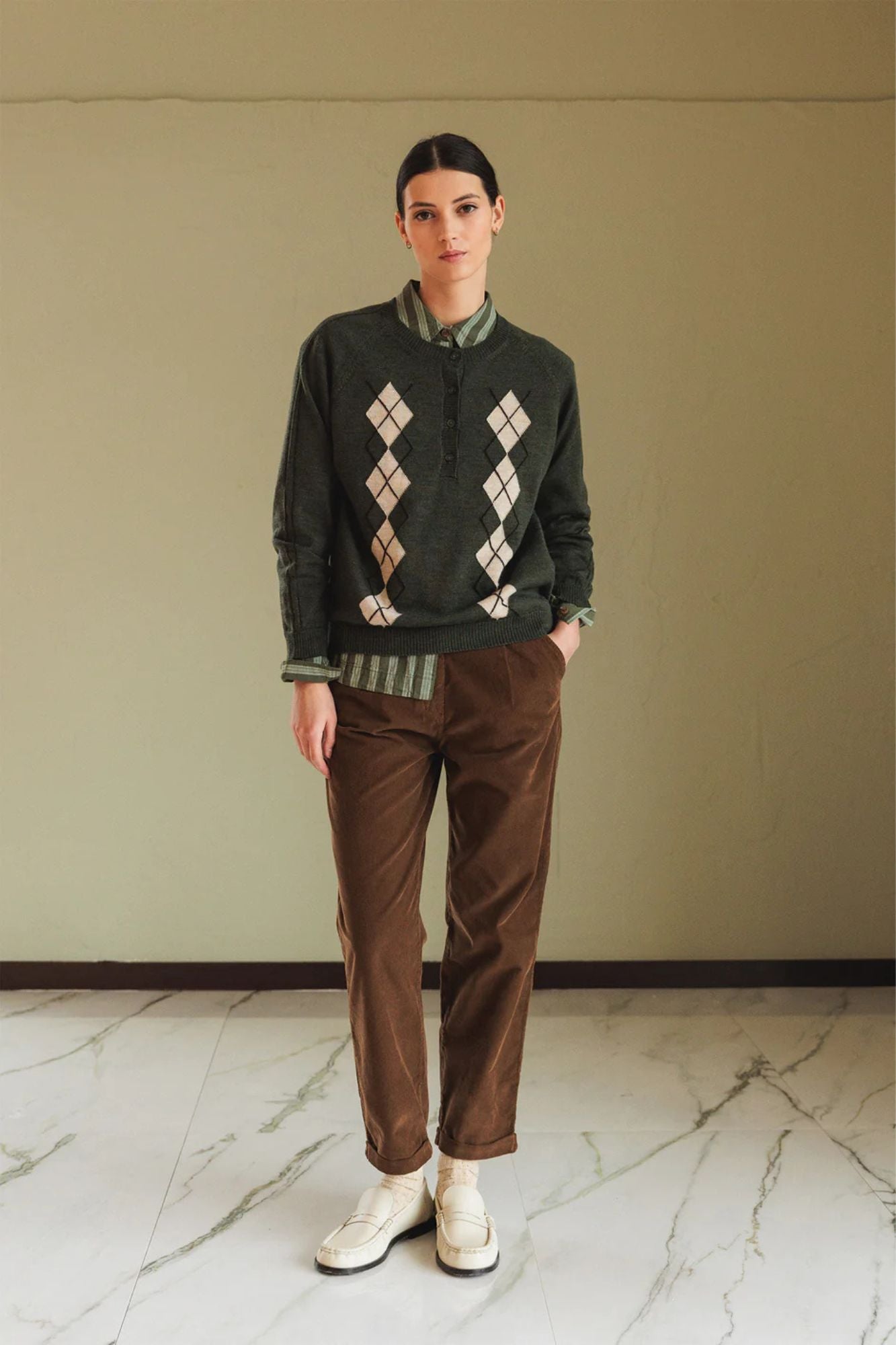 Merino Diamond Sweater