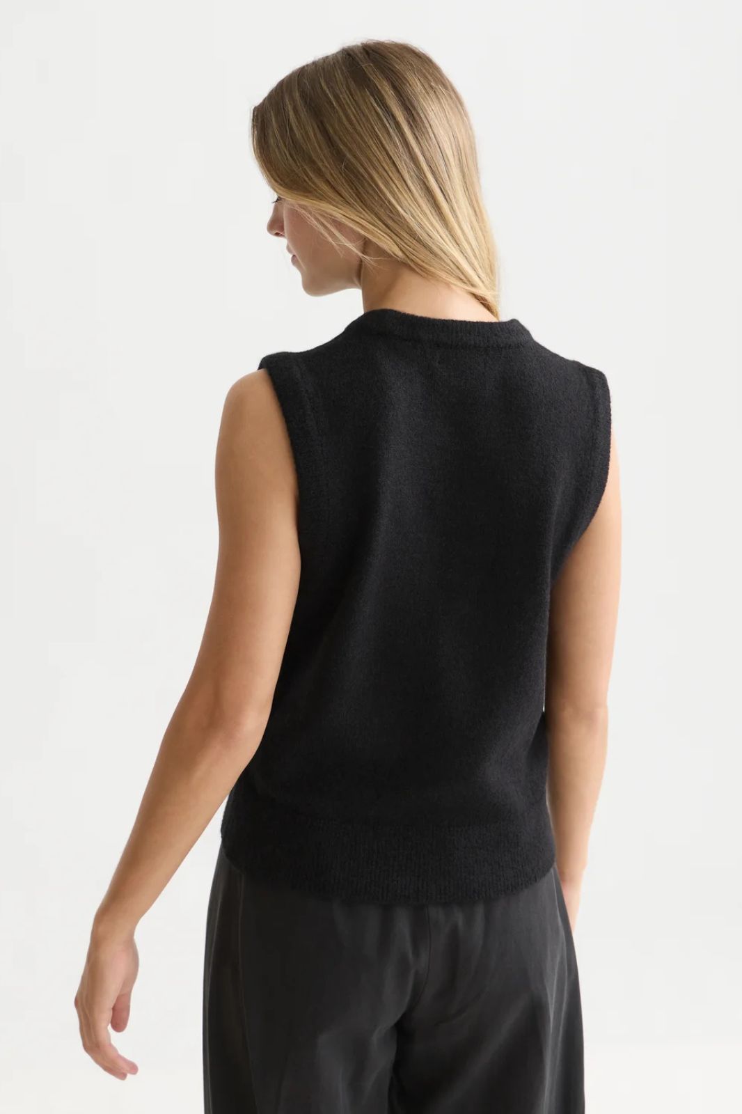 Knitted Detail Vest