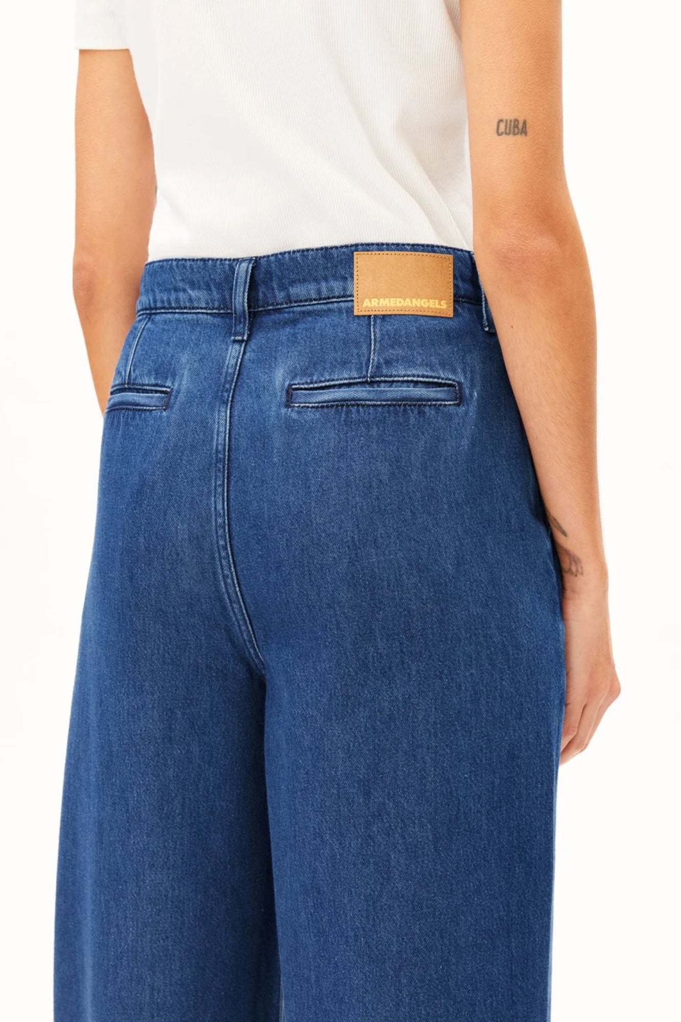Wide Leg Denim Pant