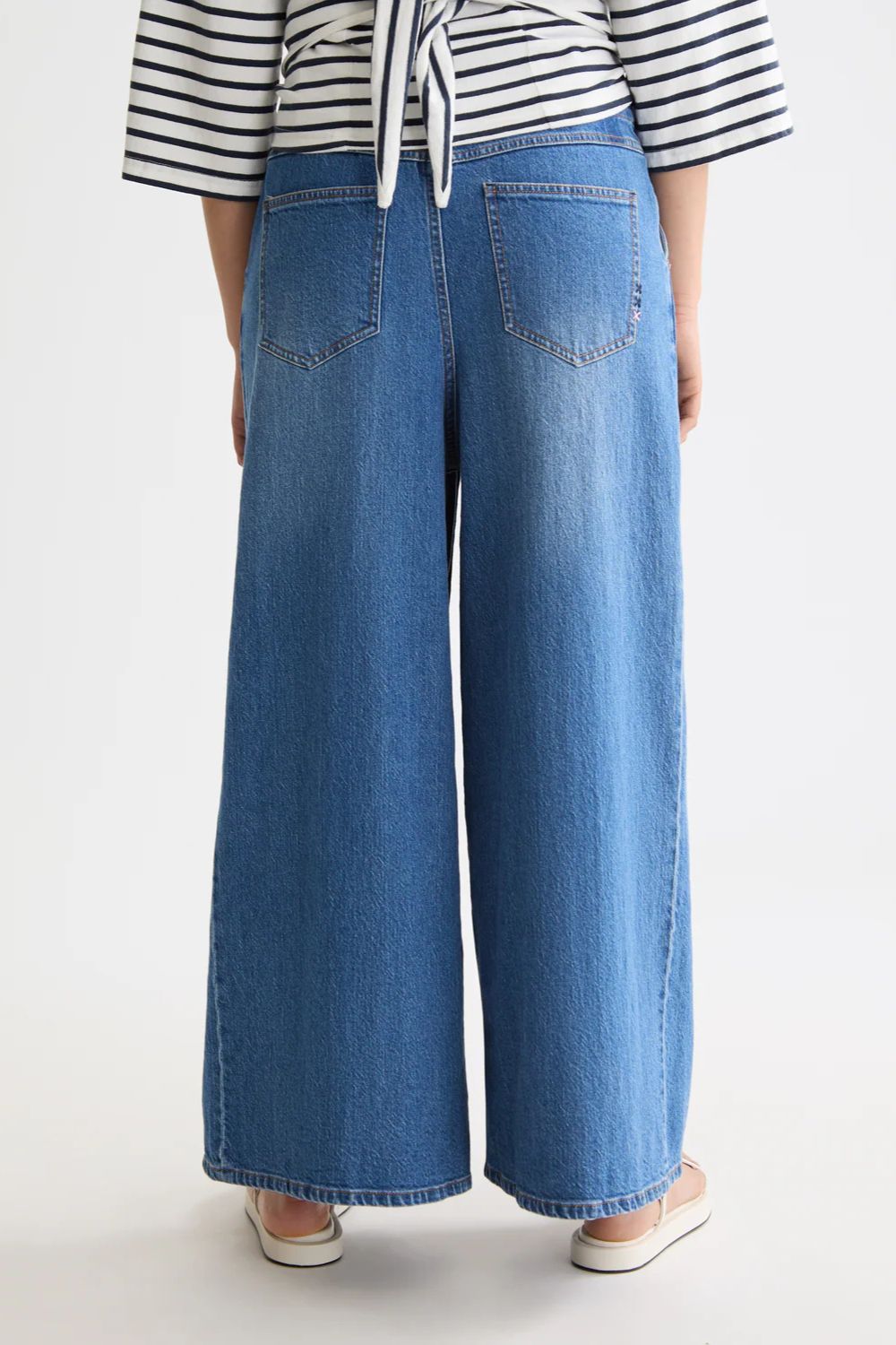 The Wave High-Rise Wide Leg Jeans