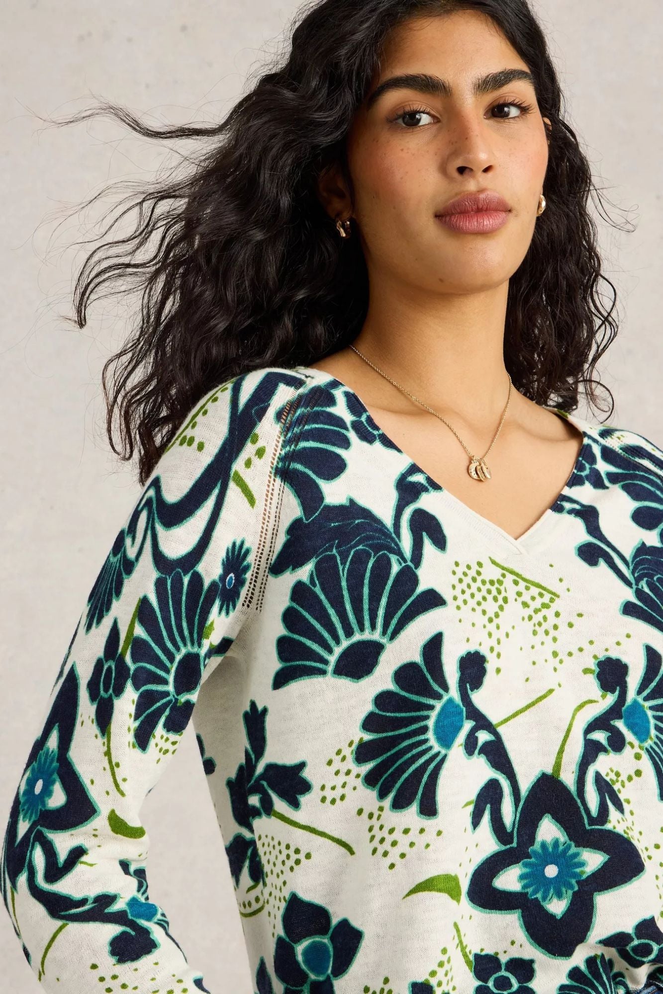 Naria Linen Blend Jumper