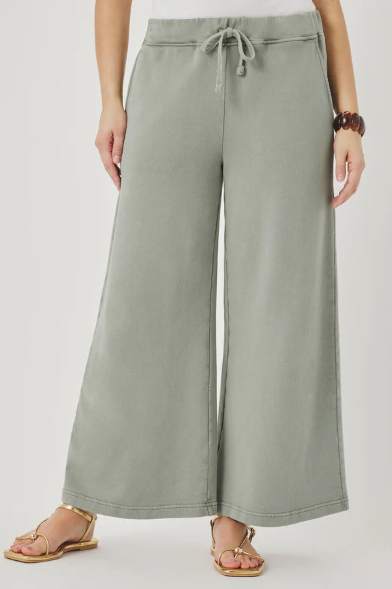 Greta Terry Crop Pant
