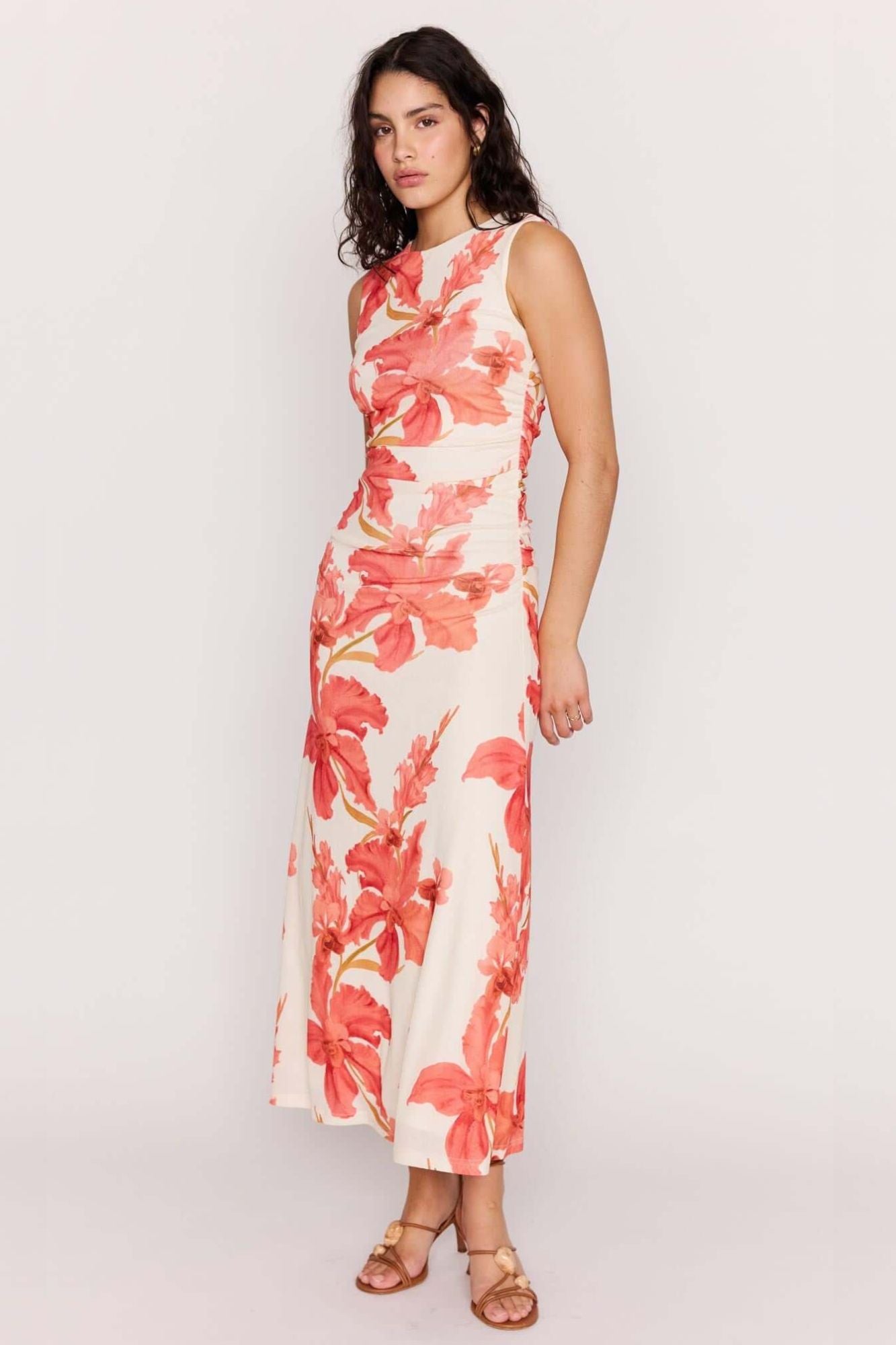Isla Mesh Midi Dress