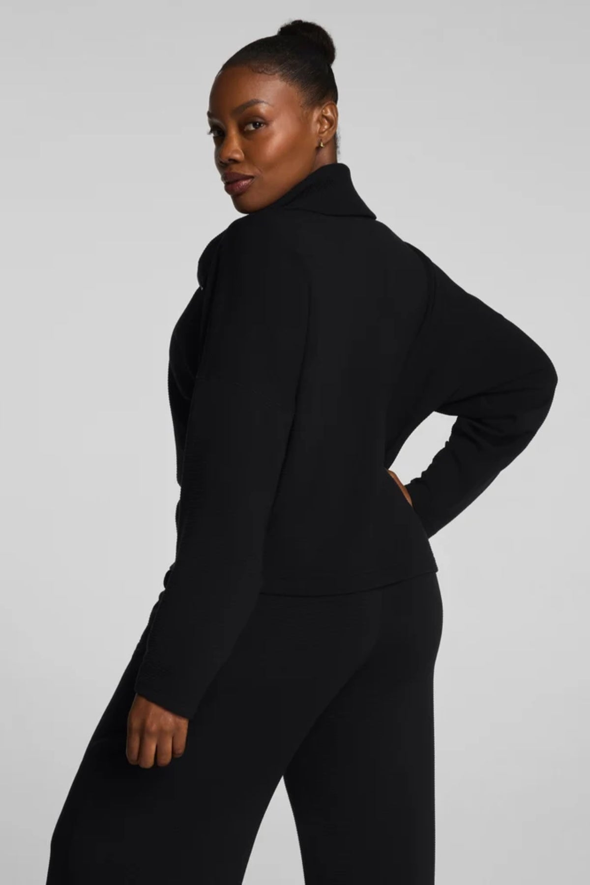 French Rib Half Zip