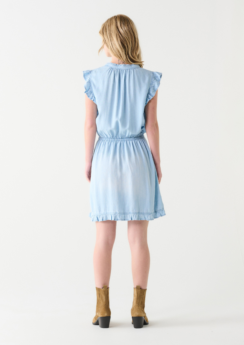 Robe en Tencel à volants Ursula