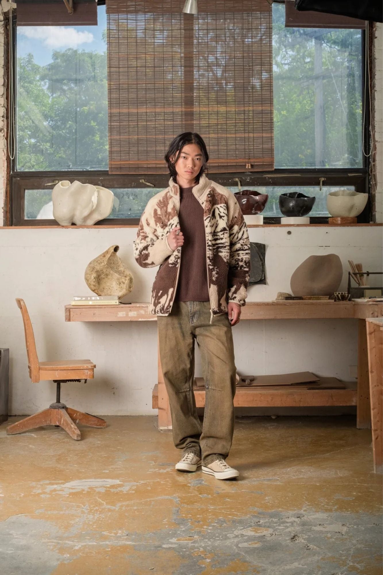 Printed Sherpa Fleece