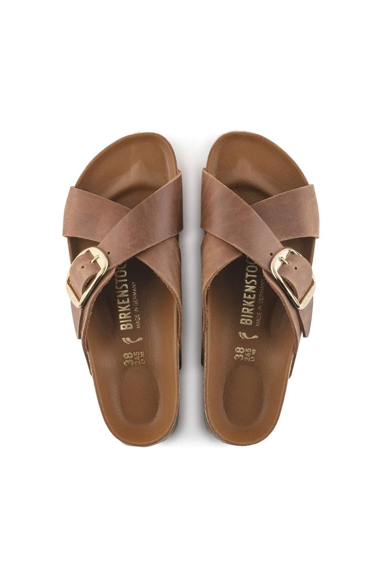 Siena Big Buckle Oiled Leather I Narrow