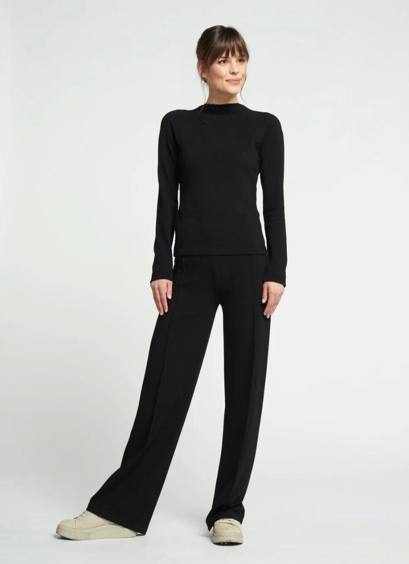 Pantalon évasé à nervures forestières