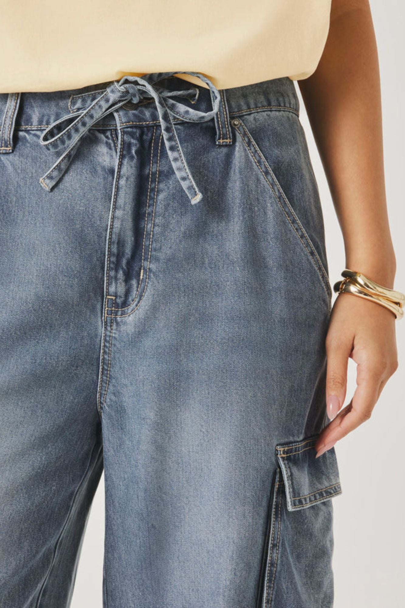 Lounge Denim Cargo Short