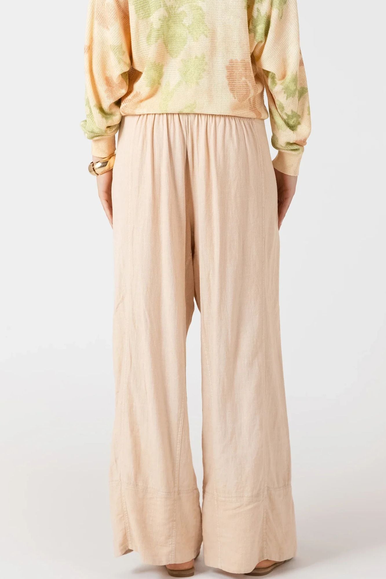 Wide Leg Linen Pant