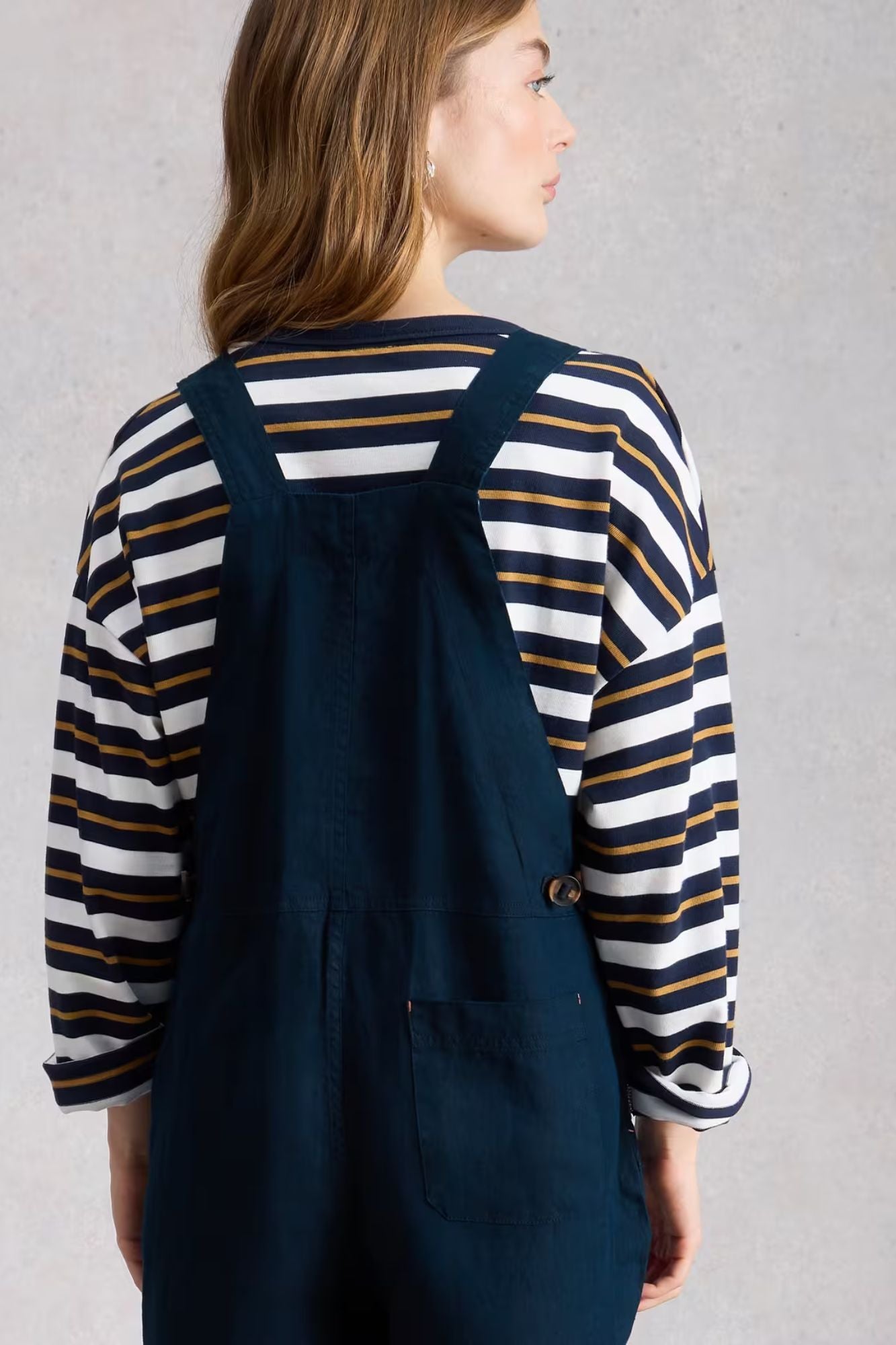 Vivian Linen Dungaree