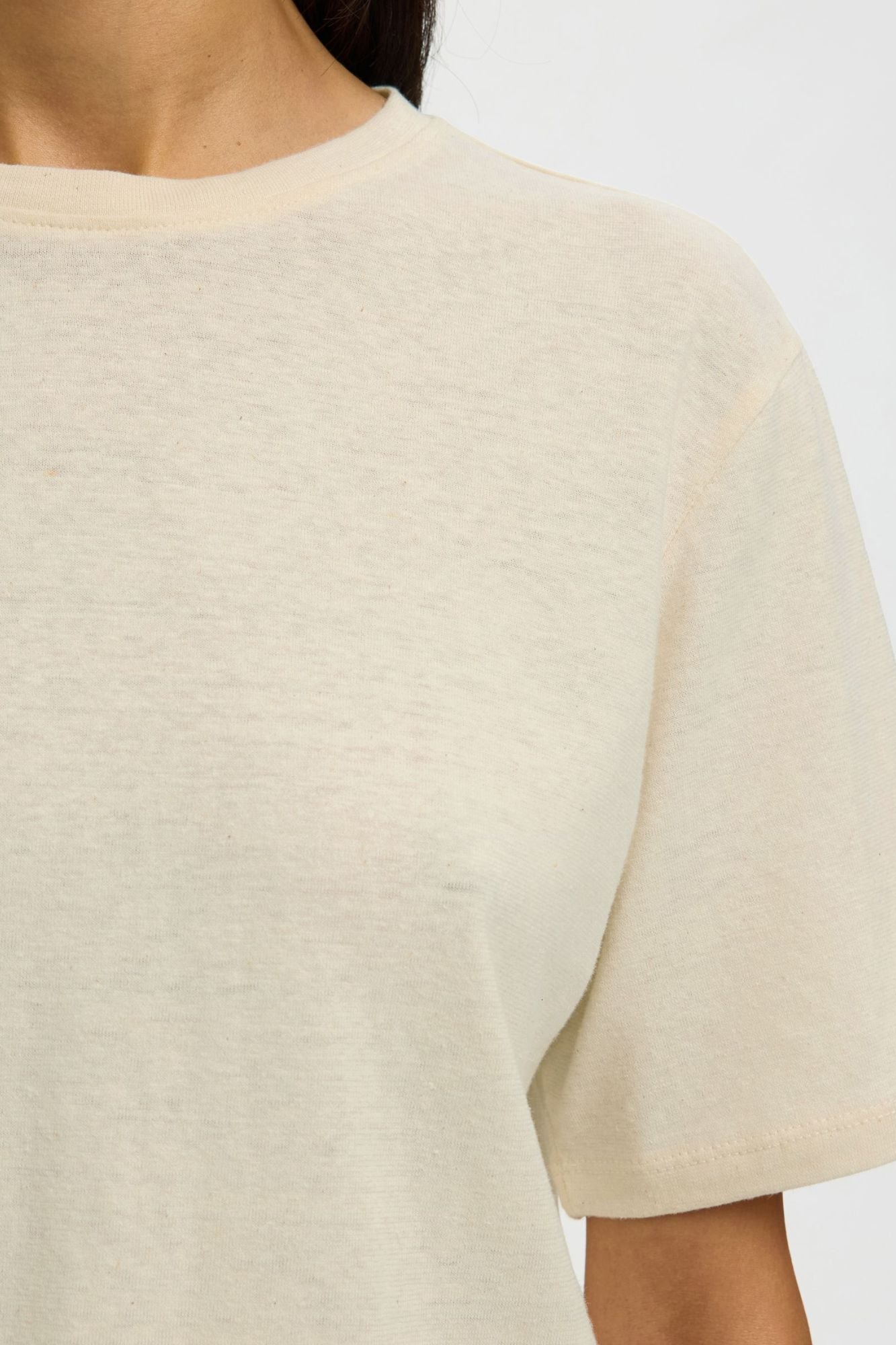 Ada Linen Blend Tee