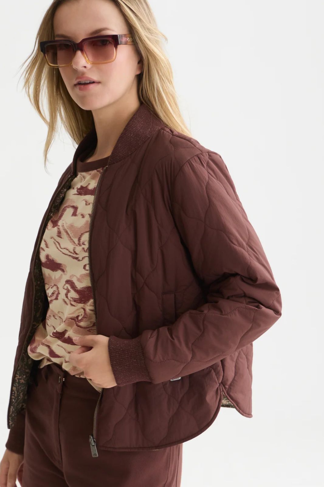 Reversible Quilted Bomber
