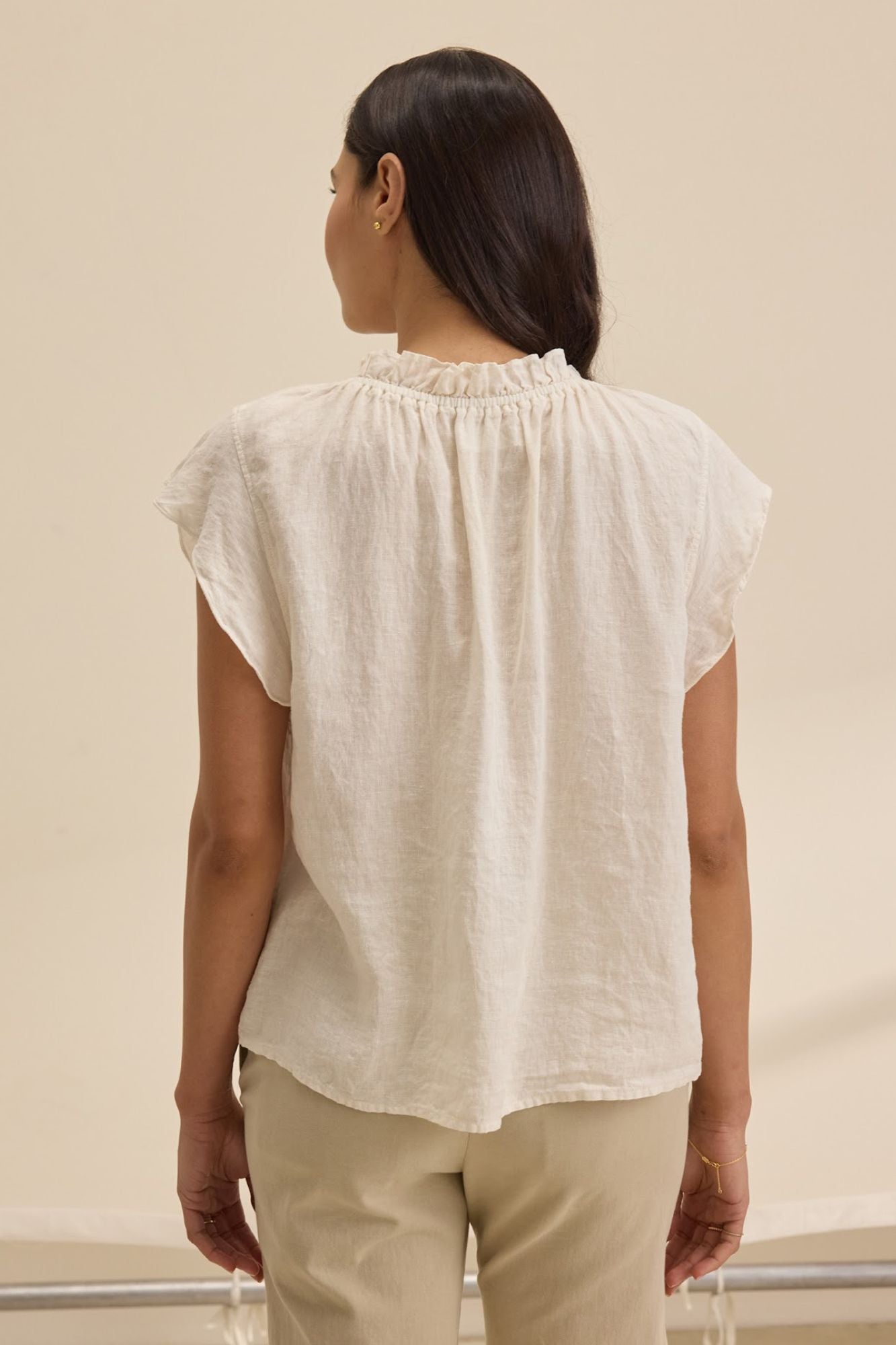 Semira Linen Top