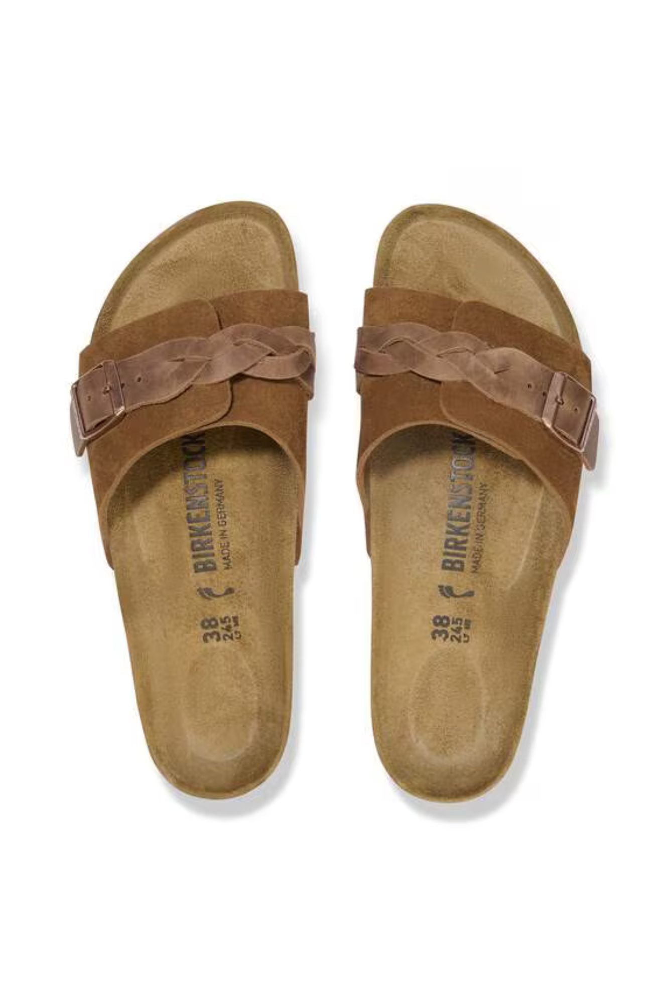 Oita Braided Suede Leather | Narrow