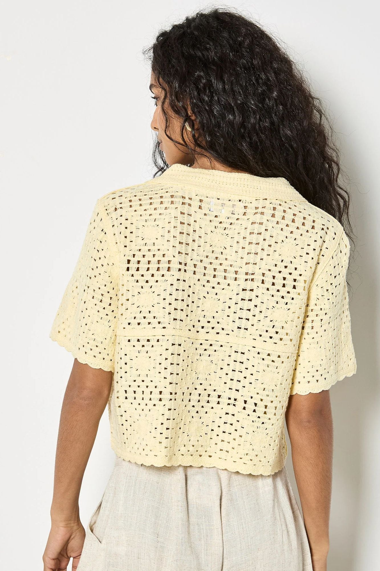 Crochet Collar Top