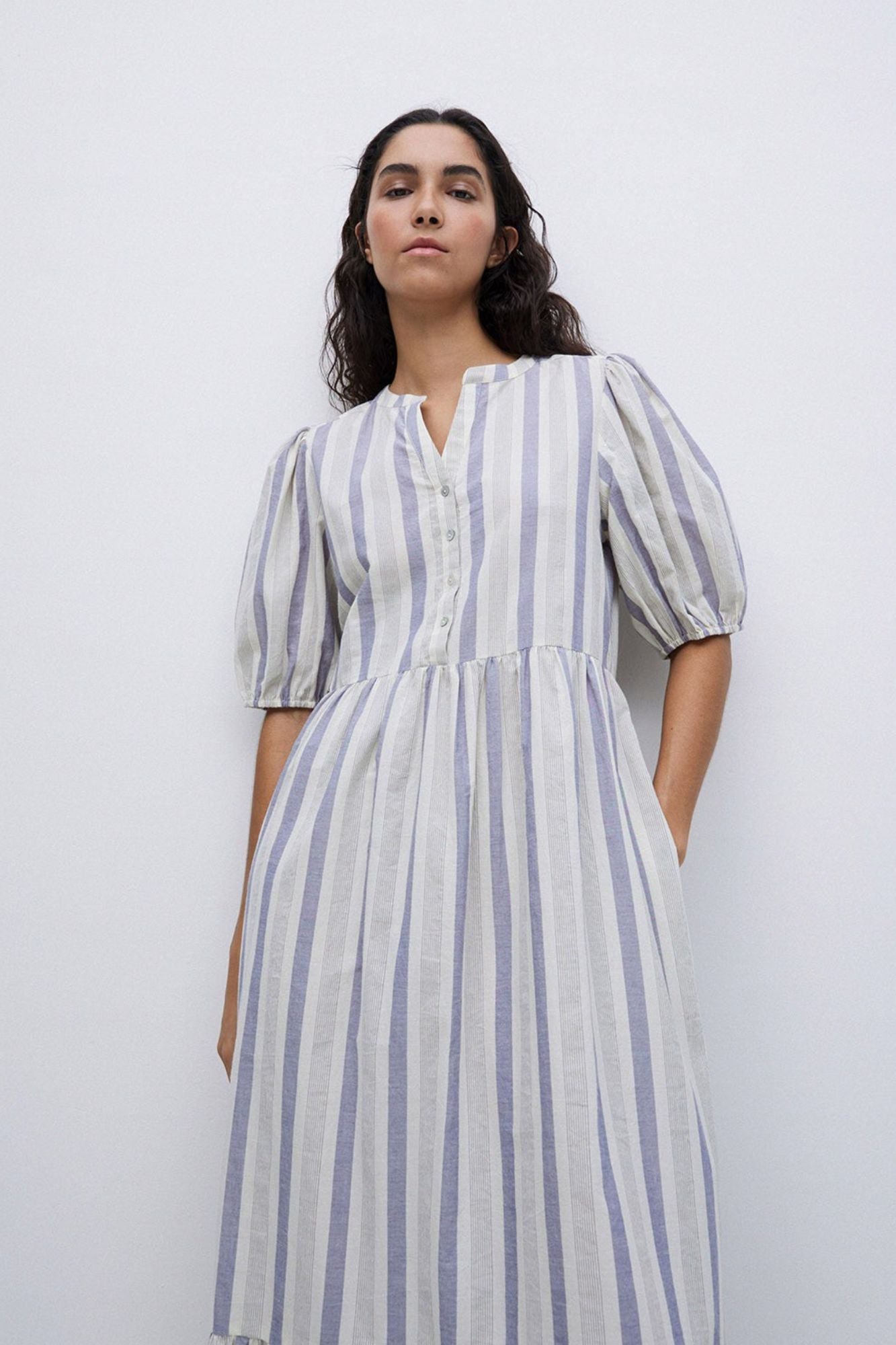 Long Ruffled Dress