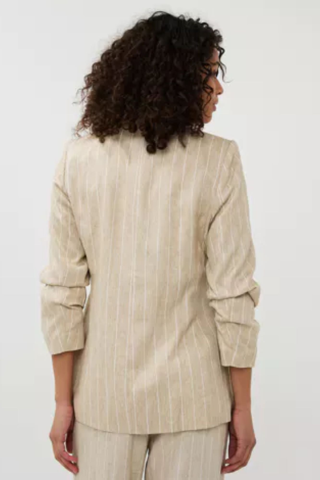 Blazer Linen Stripe