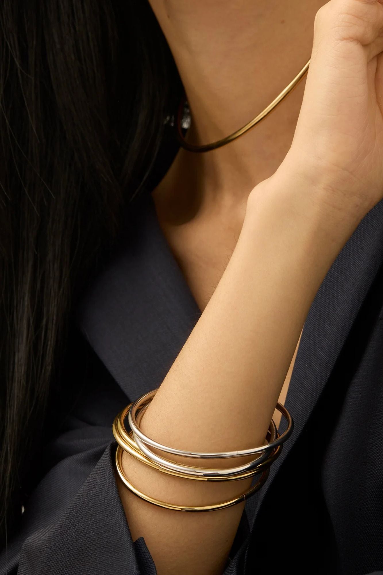 Dane Bangle Set 7 Inch 5 Pack