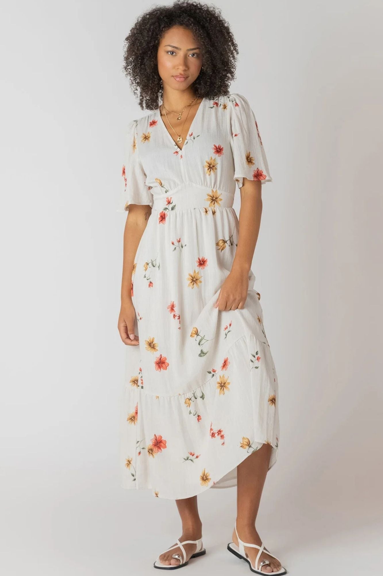 Short Sleeve Maxi Dress