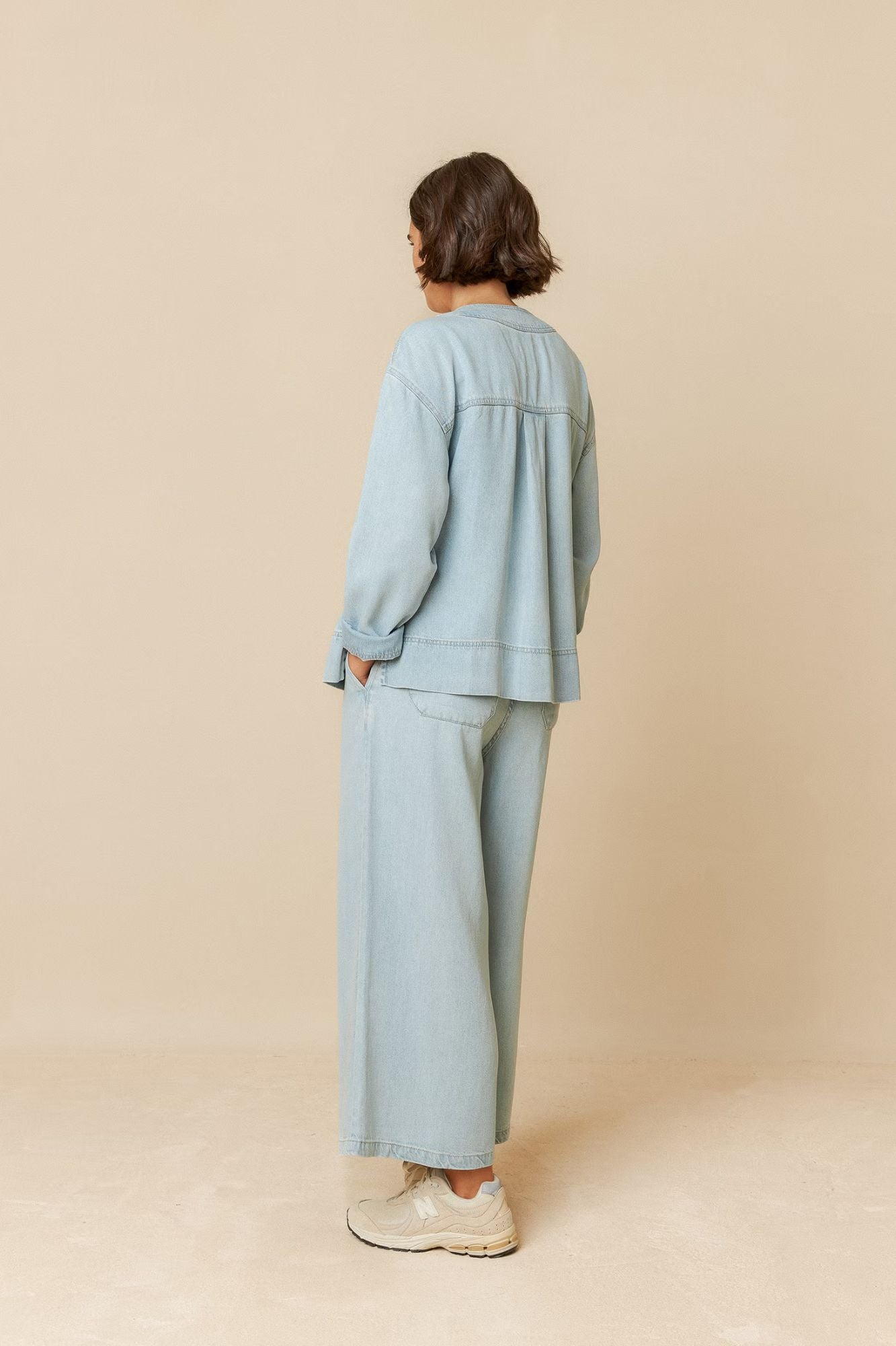 Denim - Effect Overshirt