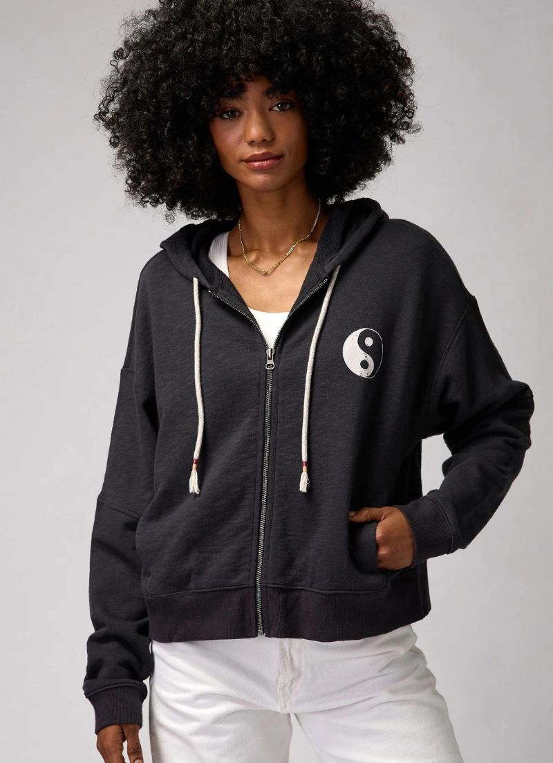 Sweat à capuche Yin Yang