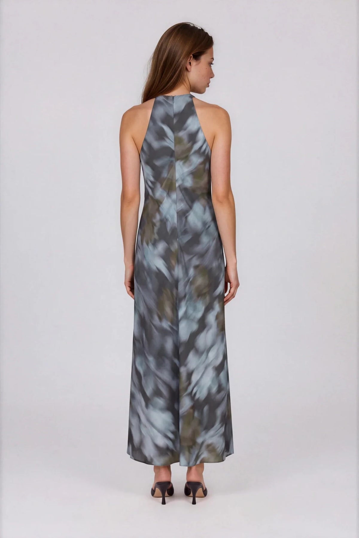 Autumn Bloom Sleeveless Dress