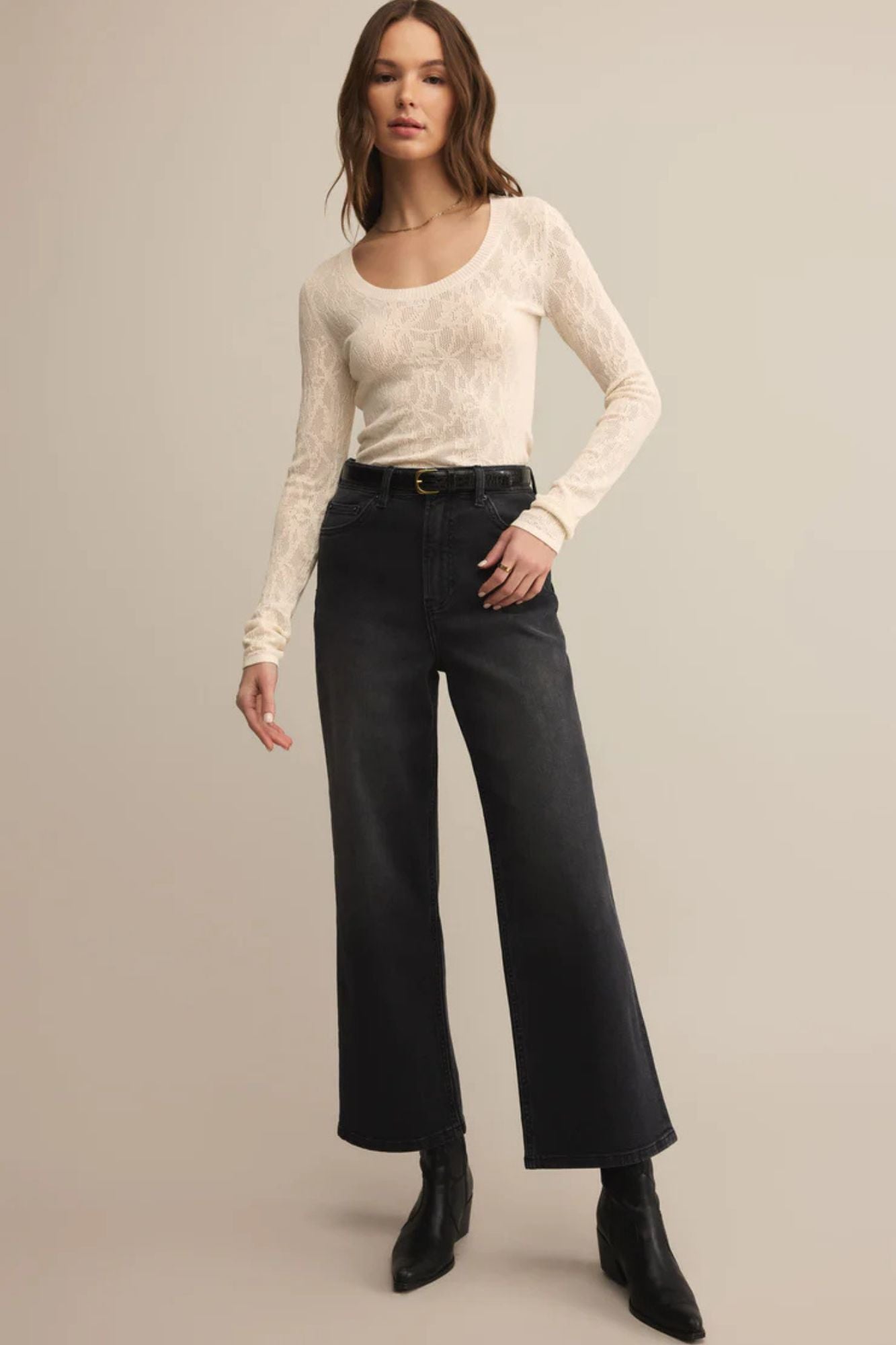 Tibi Scoop Mesh Sweater