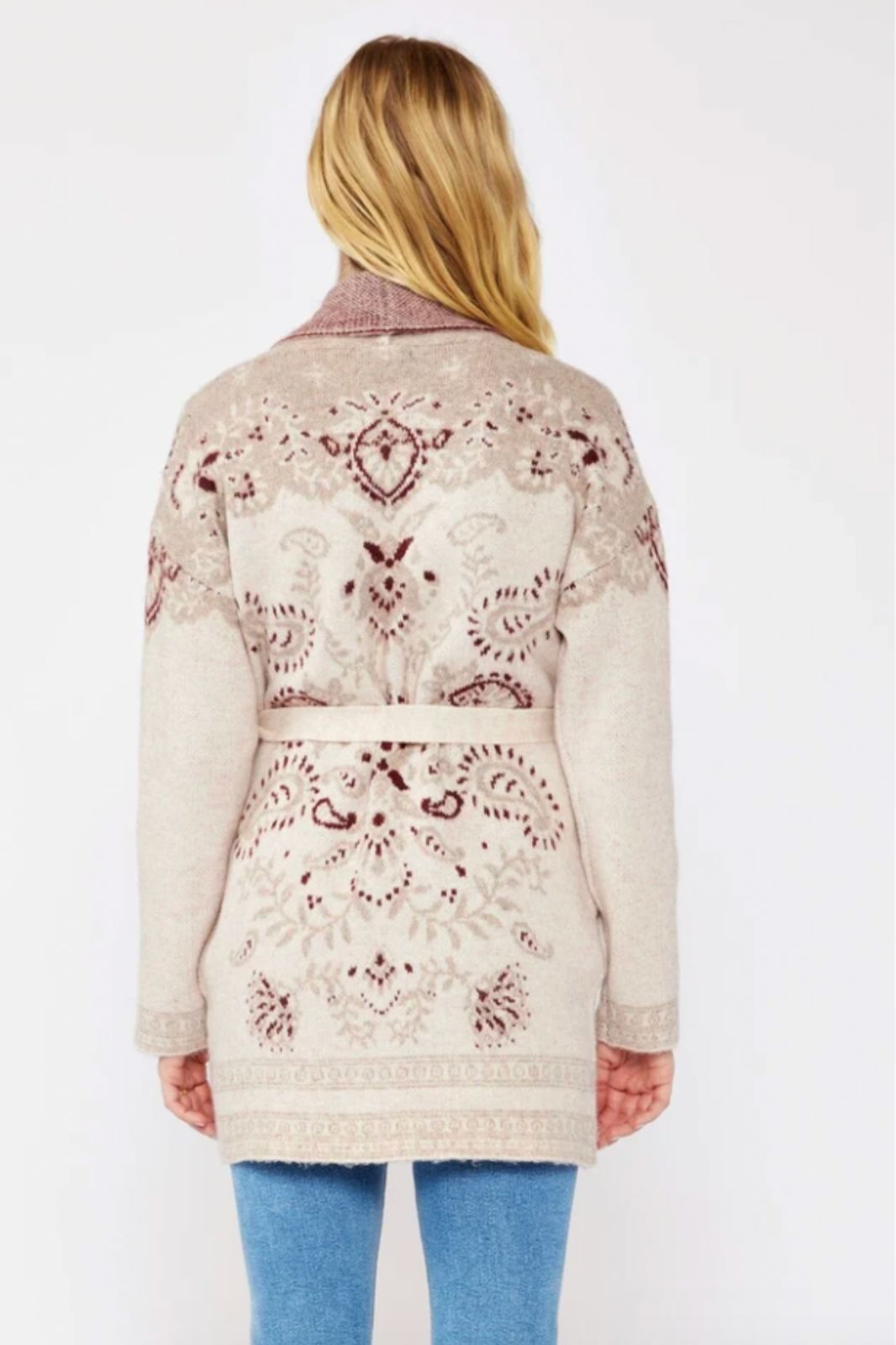 Printed Cardigan