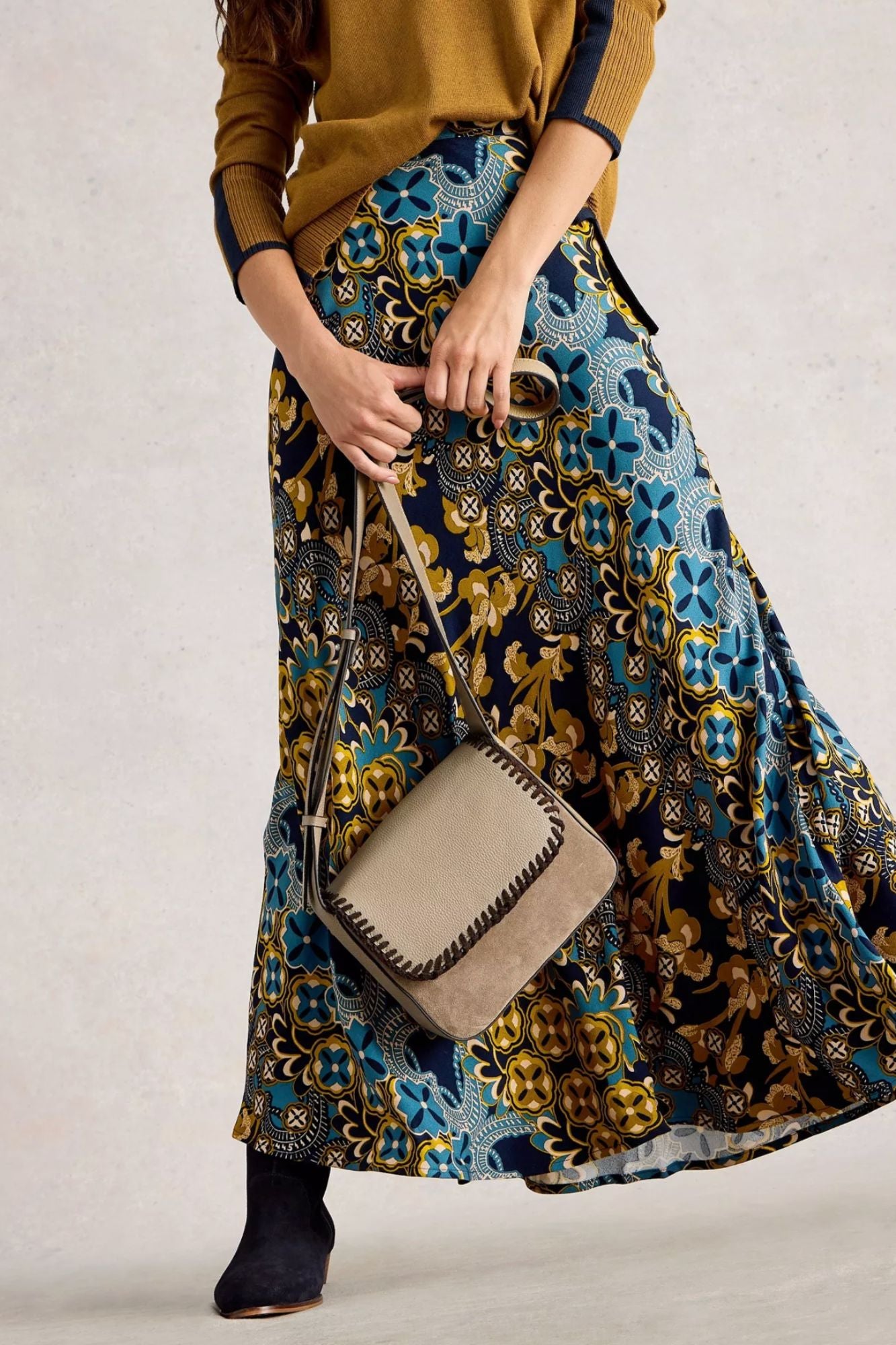 Hope Bias Cut Maxi Skirt