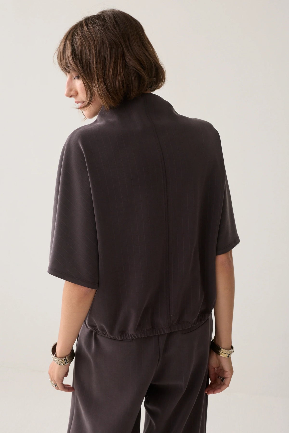 Pinstripe Scuba Top