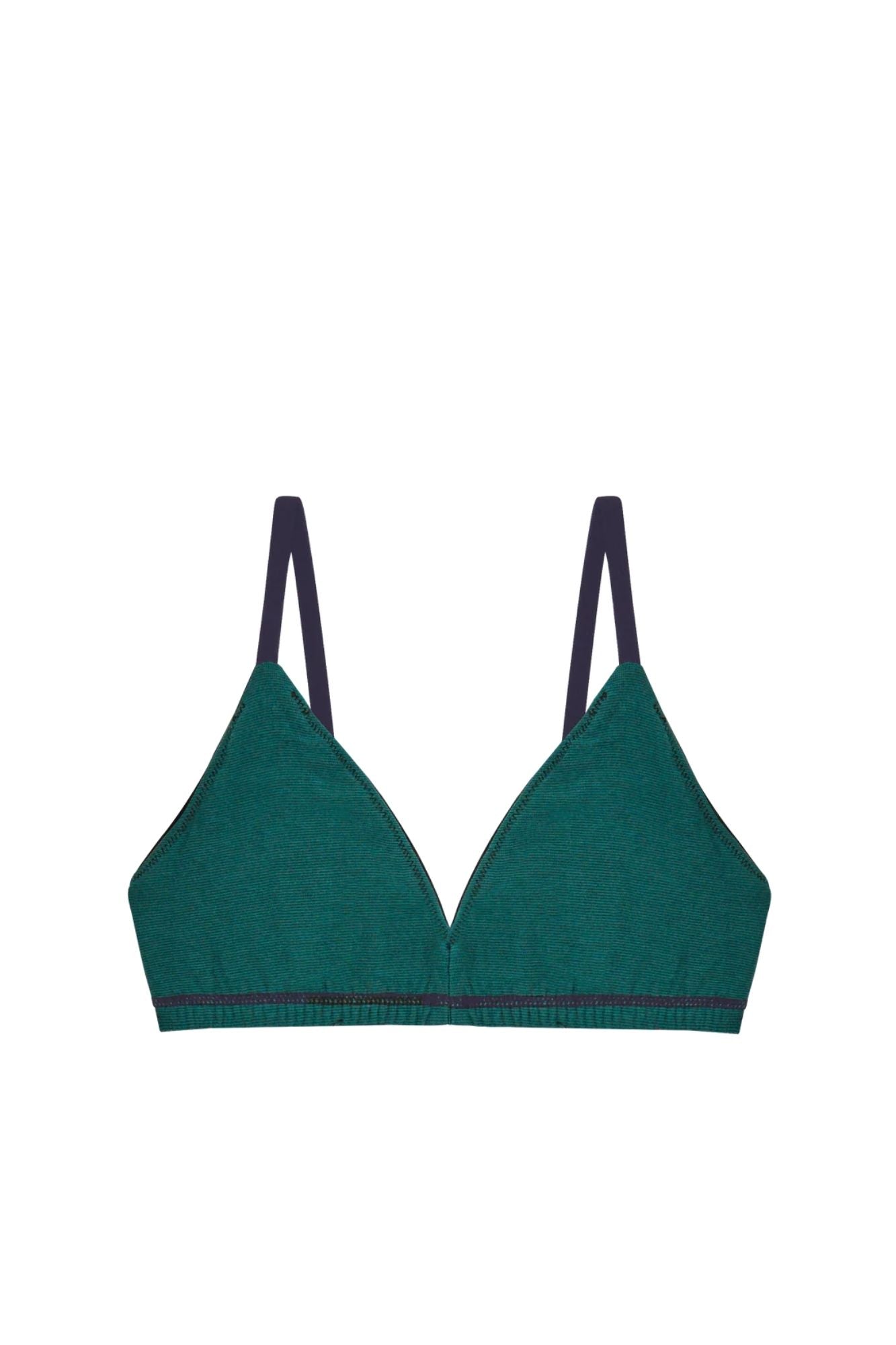 Triangle Mineral Bra | Navy