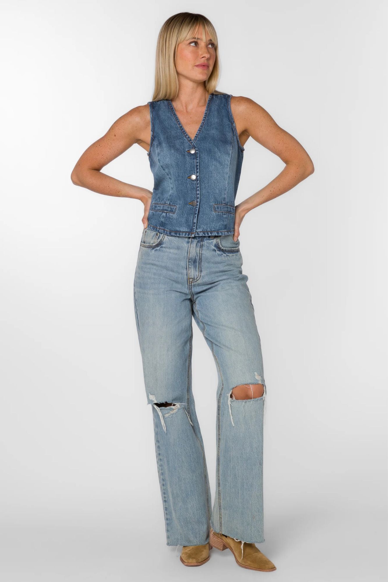 Dellis Denim Vest