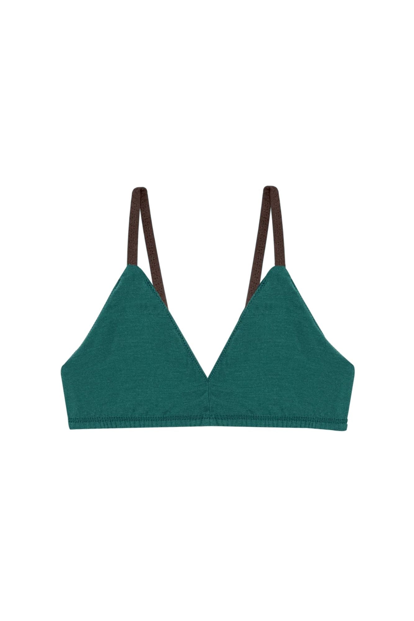 Triangle Mineral Bra | Brown