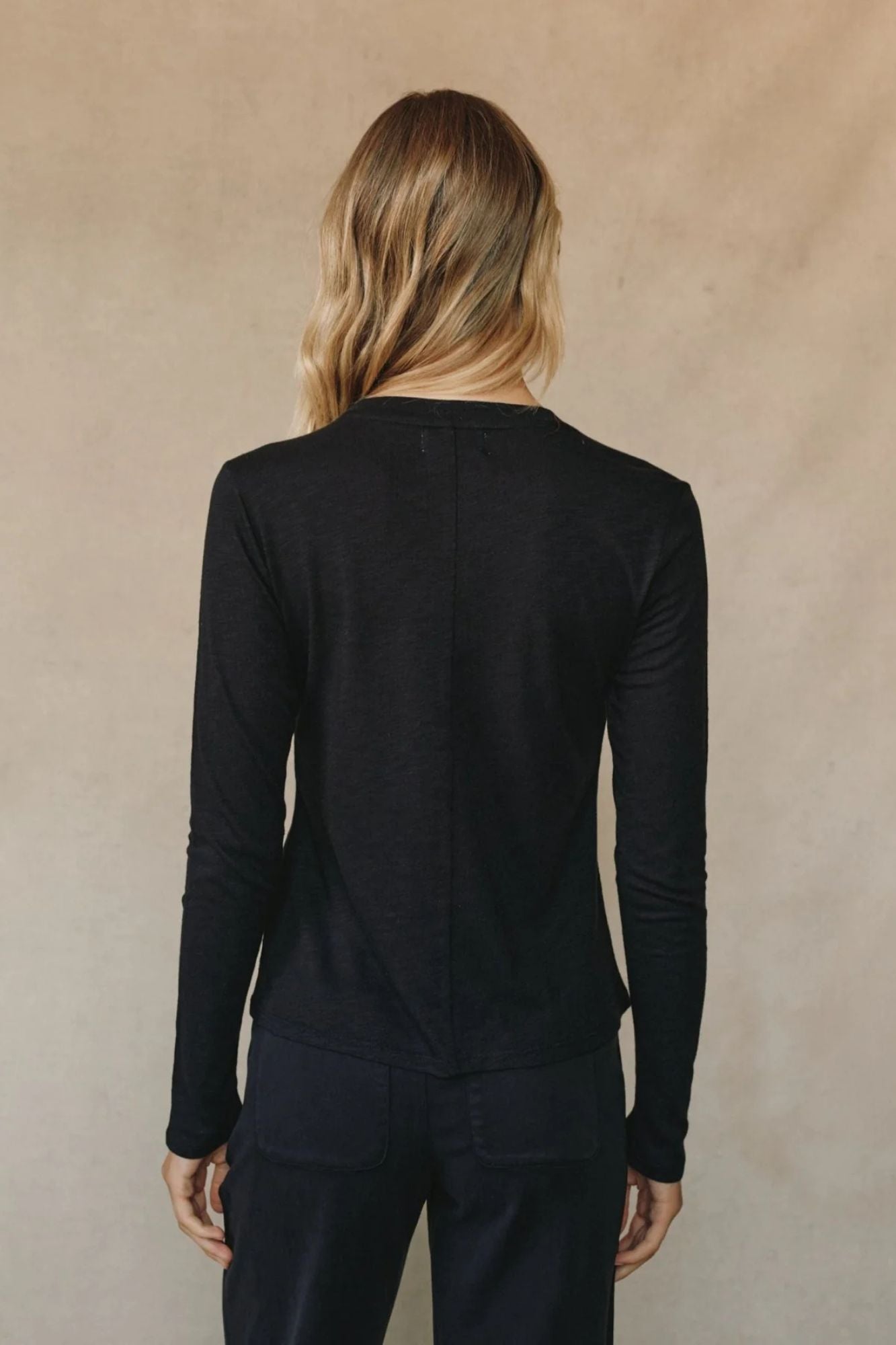 Long Sleeve Crew Neck Tee