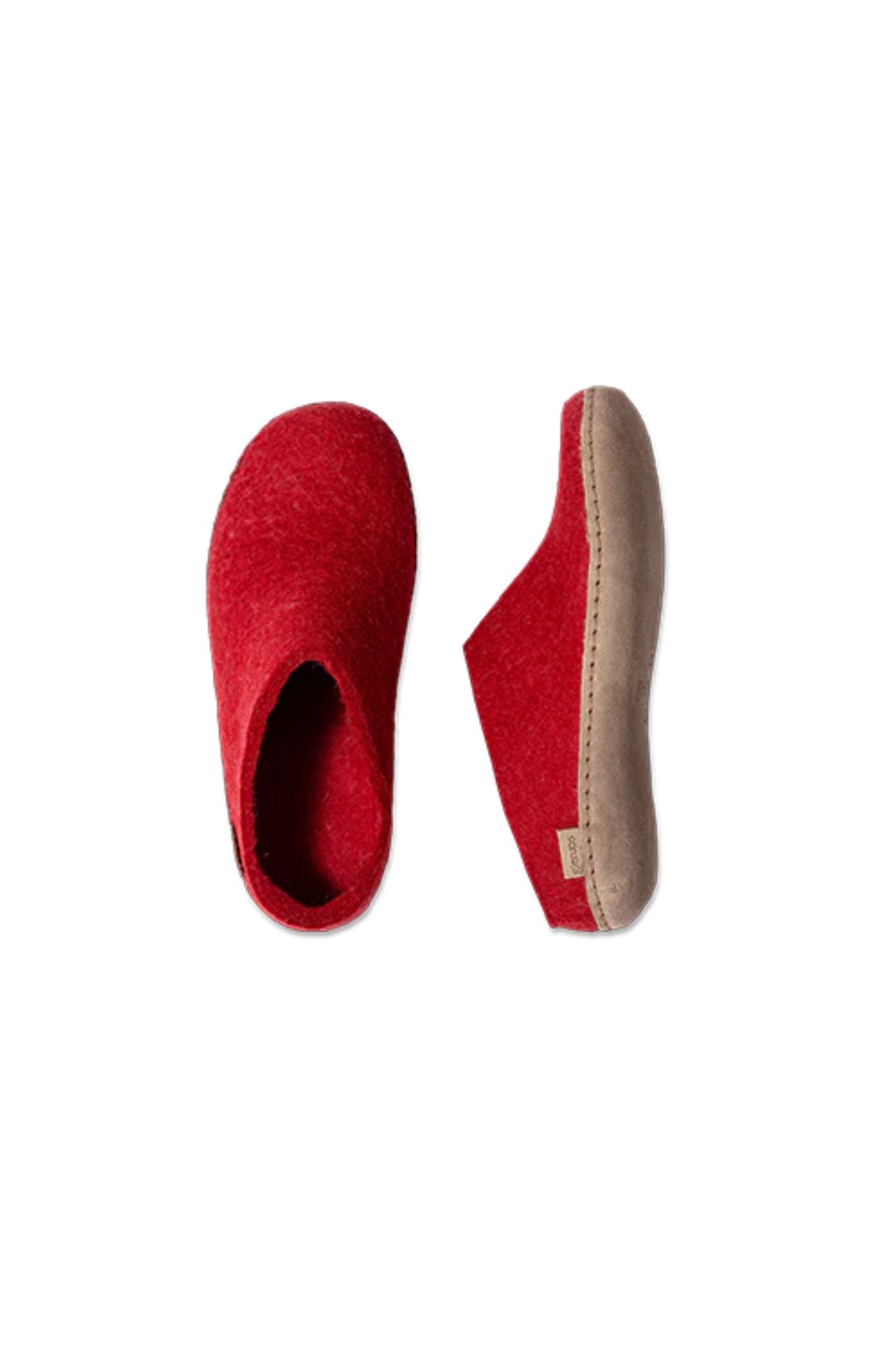 Slip-On | Leather Sole Red