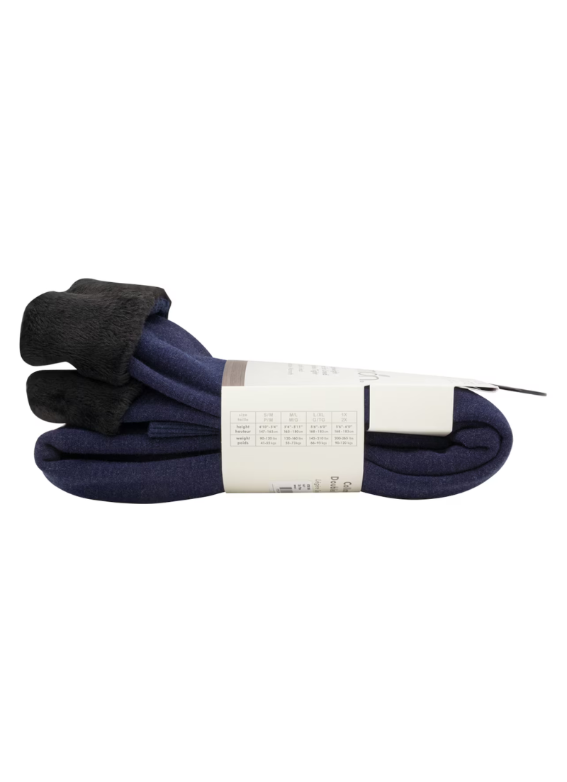 Legging doublé de fourrure pour femme