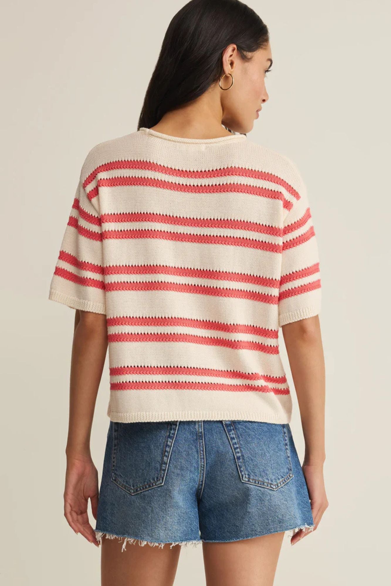 Prado Striped Sweater Top