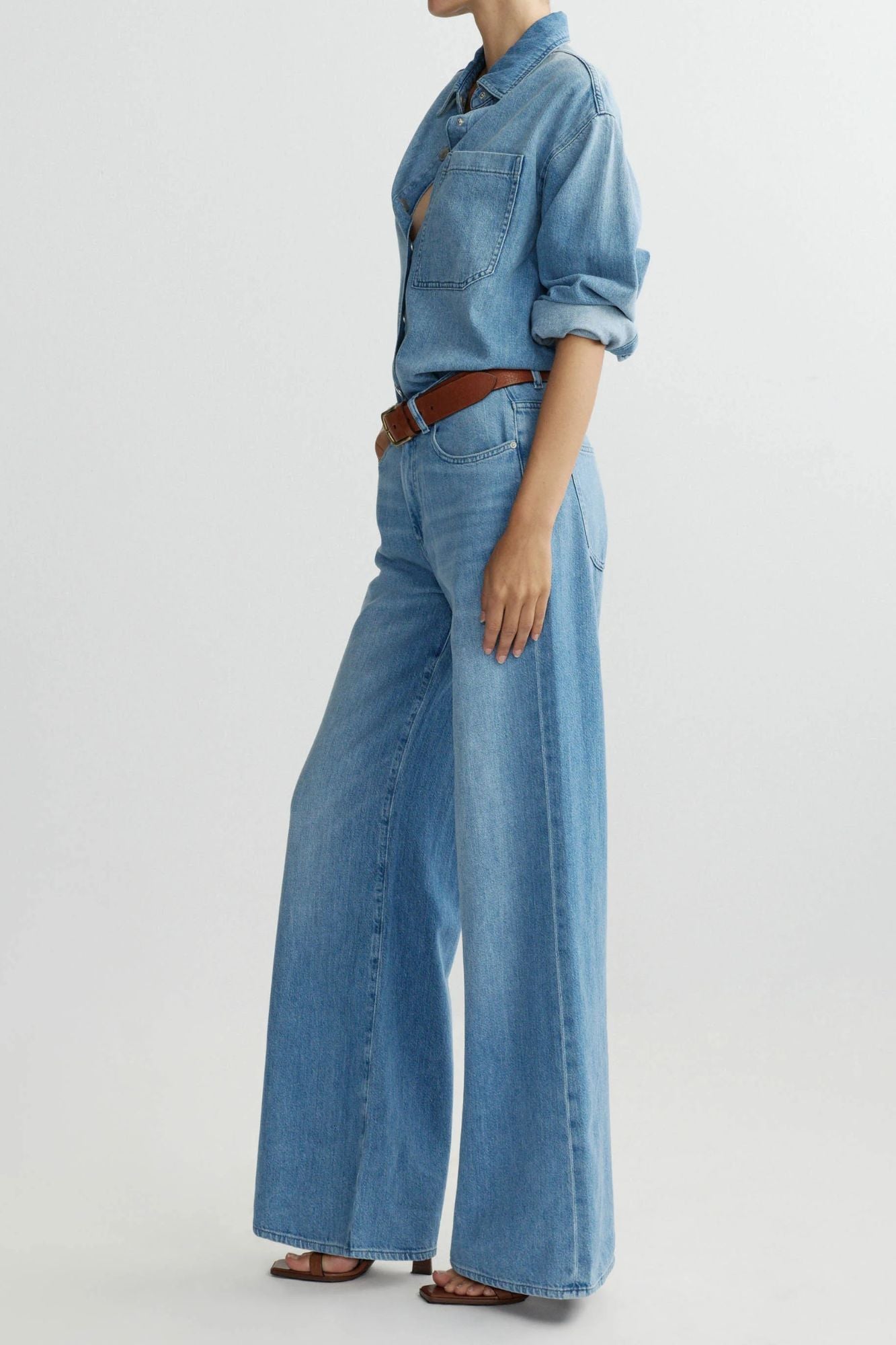 Alex Baggy Wide Leg Low Rise Jeans