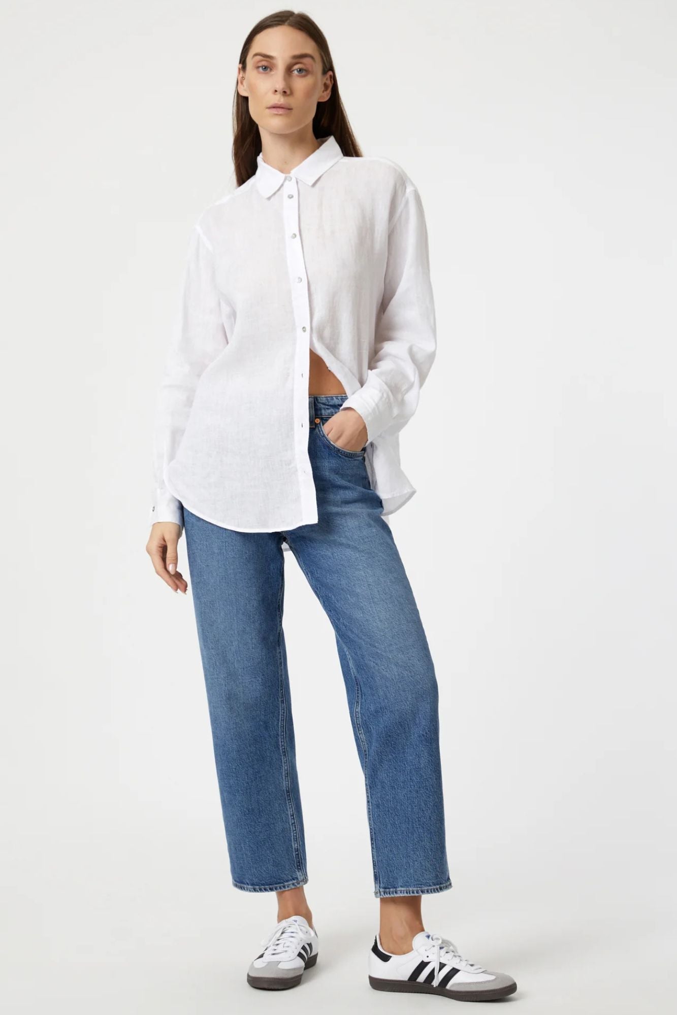 Linen Button Up Shirt