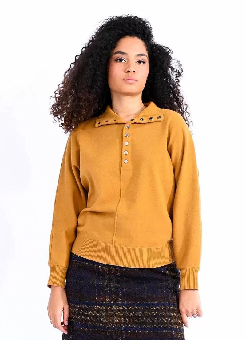 Pull boutonné Ava