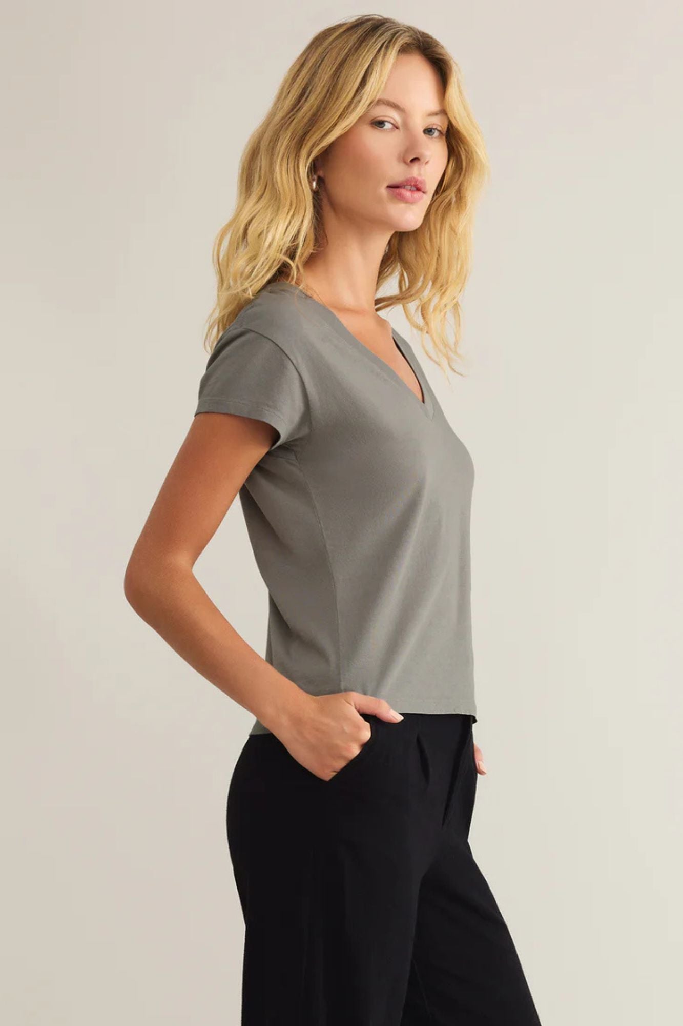 Modern V Neck Tee