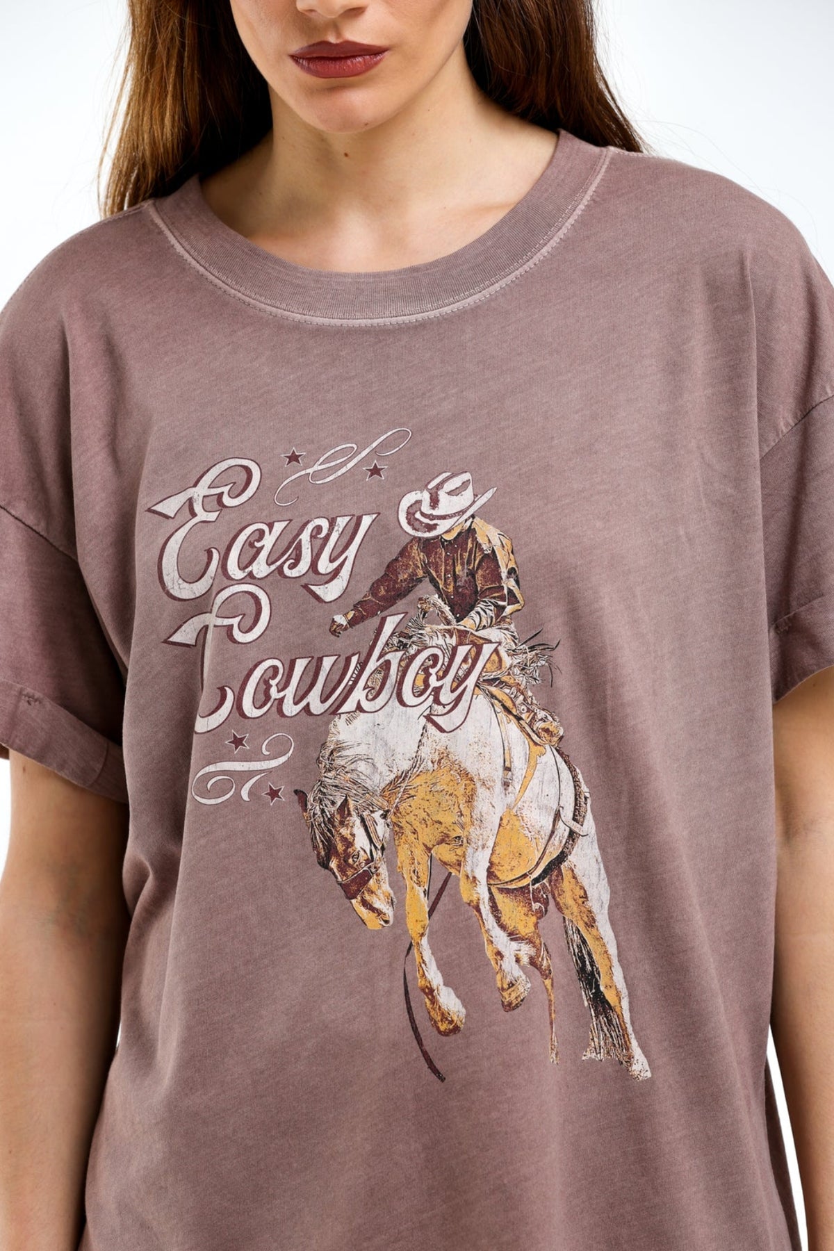 Easy Cowboy Boyfriend Tee