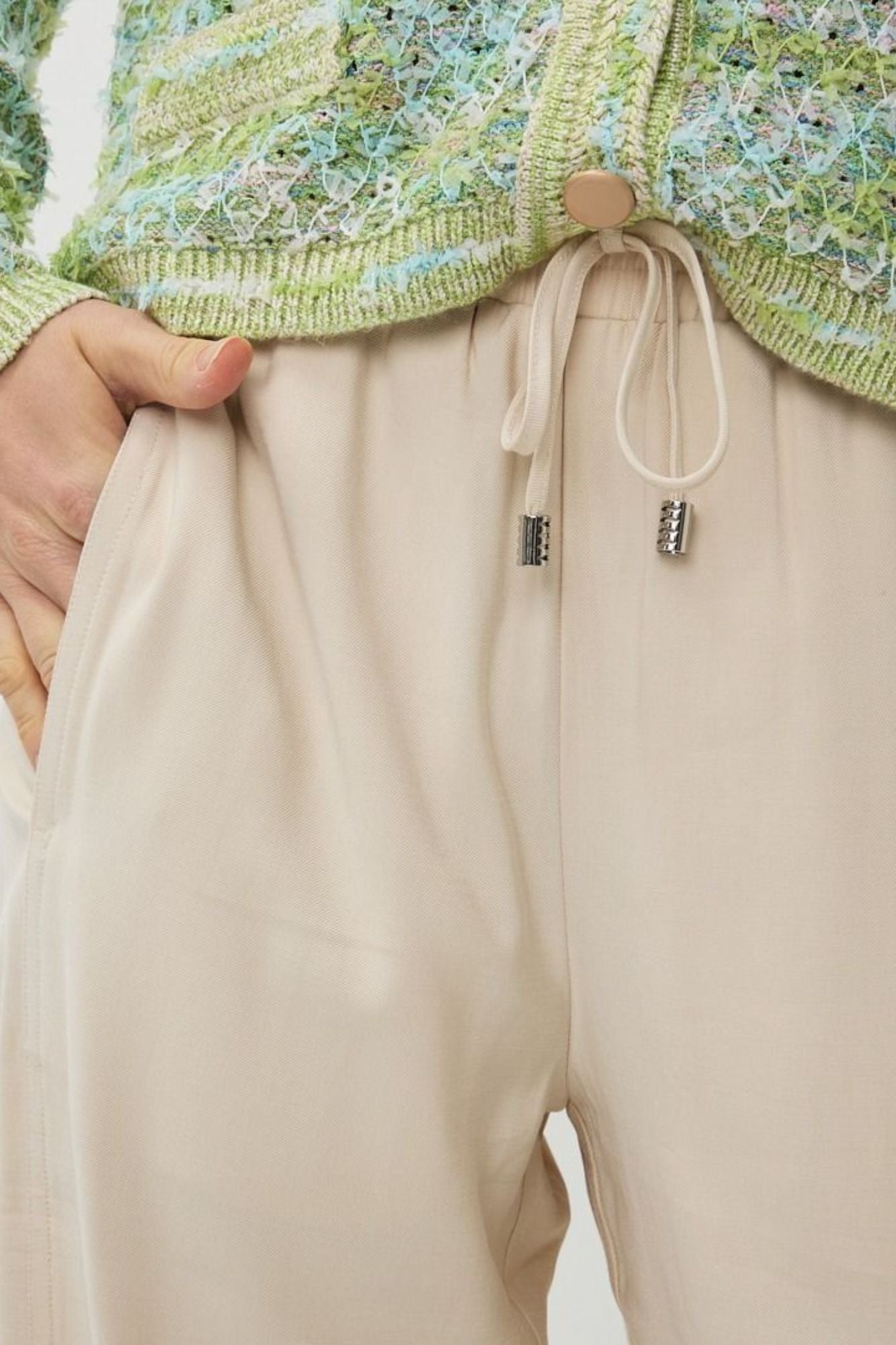 Trousers Elastic Waist Band