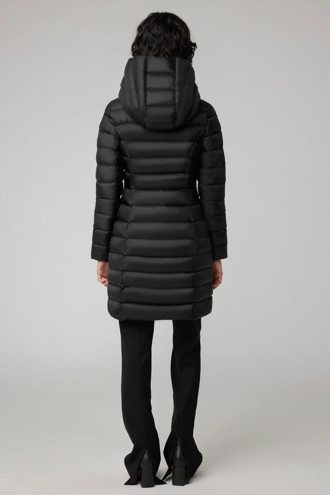 Karelle-TD Down Coat With Hood Indigo Bay